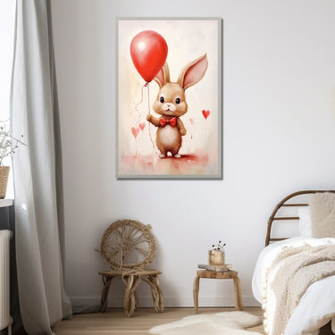 Red Rabbit Painting